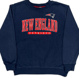 New England Patriots Nfl Football Sweatshirt - Medium Navy Cotton