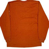 Carhartt Long Sleeve T-Shirt - Large Orange Cotton