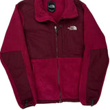 The North Face Fleece Jacket - Medium Burgundy Polyester