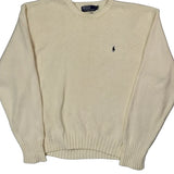Polo By Ralph Lauren Sweater - 2XL Cream Cotton