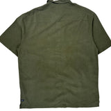 Quiksilver Short Sleeve Shirt - XL Green Cotton