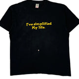 Herbicide Fruit Of The Loom Single Stitch T-Shirt - XL Black Cotton