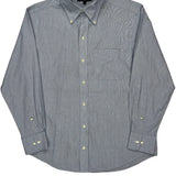 Tommy Hilfiger Striped Shirt - Medium Blue Cotton
