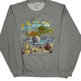Discover The Magic Disney Graphic Sweatshirt - XL Grey Cotton Blend