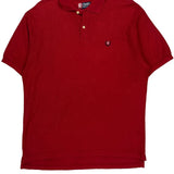 Chaps Ralph Lauren Polo Shirt - Large Red Cotton