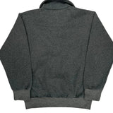 Nike 1/4 Zip - Medium Gray Cotton Blend