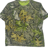 Mossy Oak Camo T-Shirt - Medium Khaki Polyester
