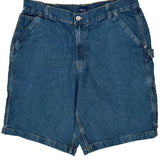 Basic Editions Denim Shorts - 36W 9L Blue Cotton