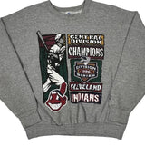 Cleveland Indians Starter Graphic Sweatshirt - Large Grey Cotton
