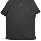 Polo By Ralph Lauren Polo Shirt - Medium Black Cotton