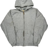 Carhartt Hoodie - XL Grey Cotton Blend