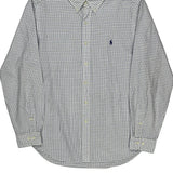 Ralph Lauren Checked Shirt - Large White Cotton