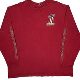 House Of Harley Davidson Anchorage Alaska Harley Davidson Graphic Long Sleeve T-Shirt - Large Red Cotton