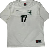 San Marin Mustangs Nike Football Jersey - Large White Polyester