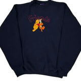 Friends Disney Cartoon Sweatshirt - XL Navy Cotton Blend