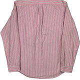Ralph Lauren Striped Shirt - Large Pink Cotton