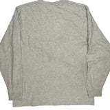 Paynecrest Logo Carhartt Long Sleeve T-Shirt - Large Grey Cotton