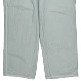 Dickies Cargo Carpenter Trousers - 38W 30L White Polyester Blend