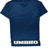 Umbro Football Shirt - Small Blue Polyester