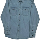 Wrangler Denim Shirt - Medium Blue Cotton