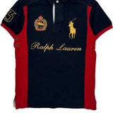 Polo By Ralph Lauren Graphic Polo Shirt - Small Navy Cotton