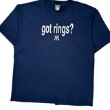 New York Yankees Lee Sport Mlb T-Shirt - XL Blue Cotton