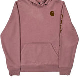 Carhartt Hoodie - Large Pink Cotton