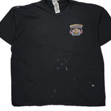 Honolulu Harley Davidson Graphic T-Shirt - 3XL Black Cotton