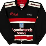 Dale Earnhardt Jr. Goodwrench Chase Authentics Nascar Bomber Jacket - Large Black Cotton
