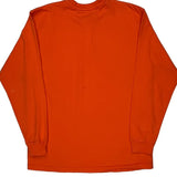 Carhartt Long Sleeve T-Shirt - Large Orange Cotton