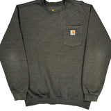 Carhartt Sweatshirt - Medium Gray Cotton Blend