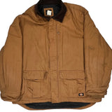 Dickies Jacket - 2XL Brown Cotton