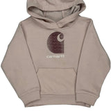 Age 3 Carhartt Hoodie - 3XS Beige Cotton Blend