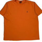 Polo By Ralph Lauren T-Shirt - 2XL Orange Cotton