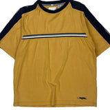 Point Zero Striped T-Shirt - Medium Navy Cotton