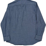 Tommy Hilfiger Slim Fit Shirt - Large Blue Cotton