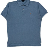Polo By Ralph Lauren Polo Shirt - Medium Blue Cotton