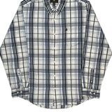 Timberland Checked Shirt - XL White Cotton