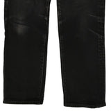 501 Levis Slim Fit Jeans - 32W 30L Black Cotton