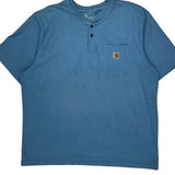 Carhartt T-Shirt - XL Blue Cotton