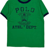 Age 10-12 Polo By Ralph Lauren T-Shirt - Medium Green Cotton