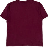 Polo By Ralph Lauren T-Shirt - Medium Burgundy Cotton