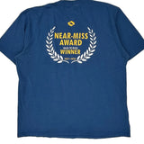 Near-Miss Award Carhartt T-Shirt - XL Blue Cotton
