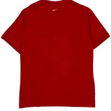 Nike Golf T-Shirt - Large Red Cotton