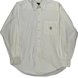 Chaps Ralph Lauren Shirt - Large White Cotton