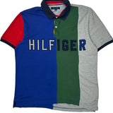 Tommy Hilfiger Polo Shirt - XL Multicoloured Cotton