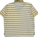 Tommy Hilfiger Striped Polo Shirt - 2XL Grey Cotton