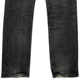 Levis 501 Slim Jeans - 32W 31L Grey Cotton