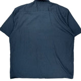 Dickies Short Sleeve Shirt - XL Blue Polyester Blend