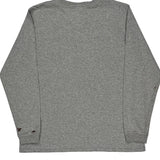Carhartt Long Sleeve T-Shirt - XL Grey Cotton